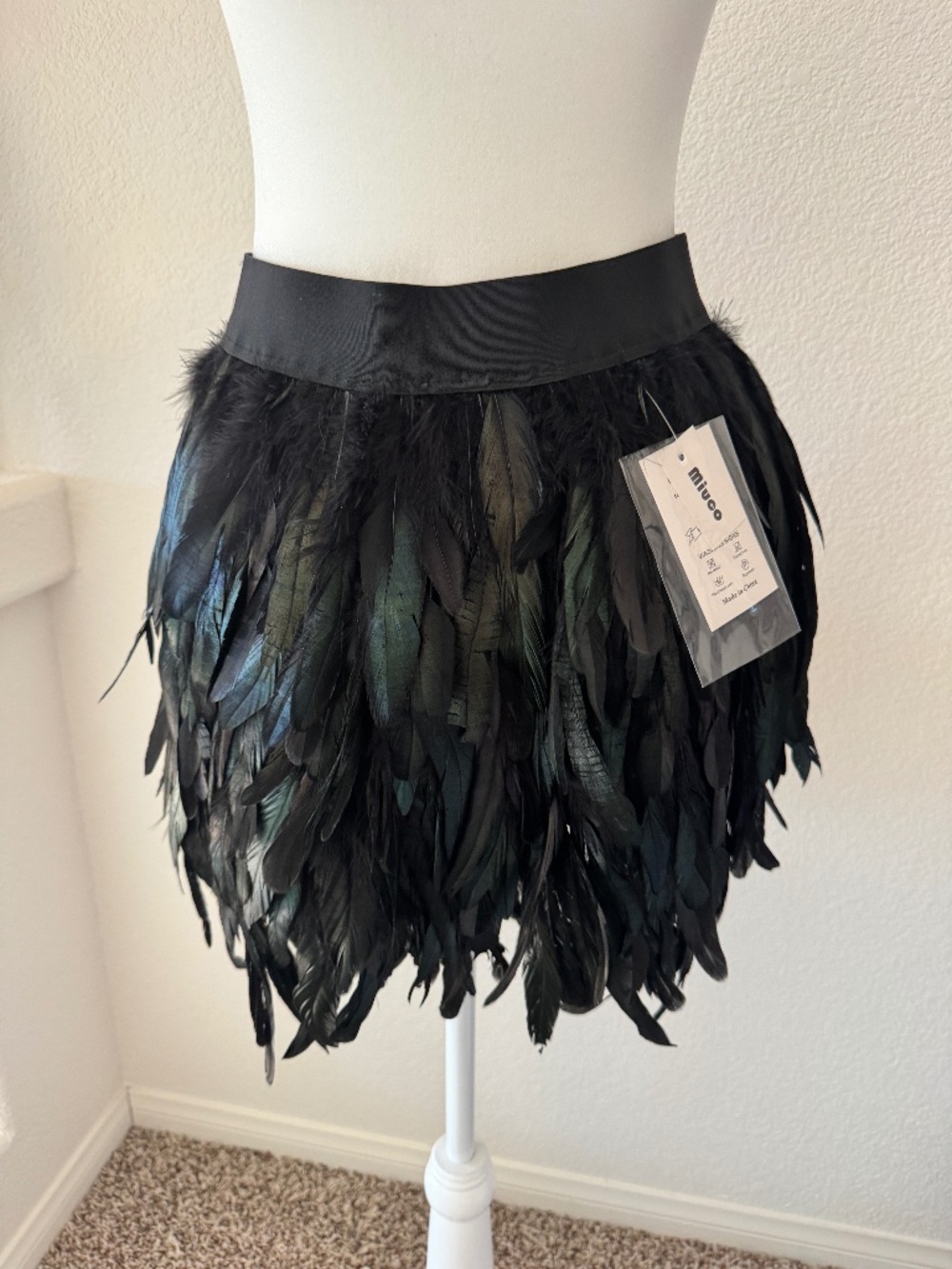 NWT - Feather Skirt - size small